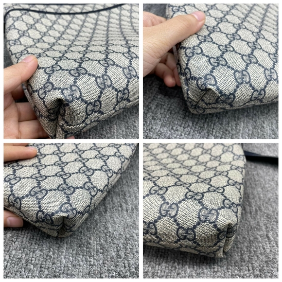 100% Authentic Gucci Leather Messenger Crossbody 450-102024 - Picture 11 of 16